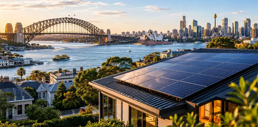 Rooftop solar and Tesla Powerwall installation on a Sydney home by ECR Solutions